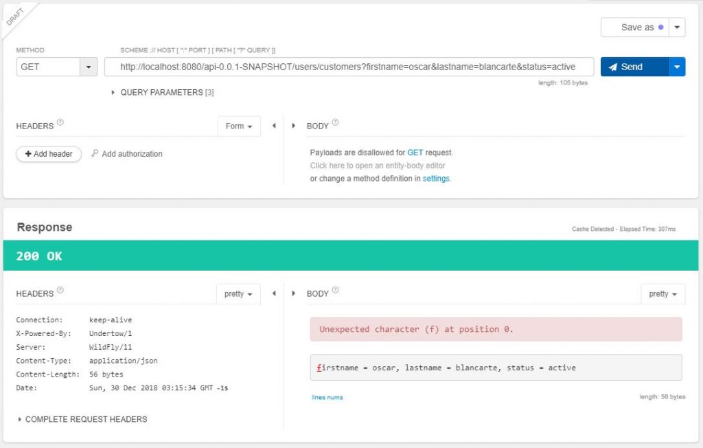 cy visit with query params